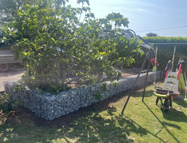 FOURNITURE ET POSE DE GABIONS POUR DELIMITATION POTAGER