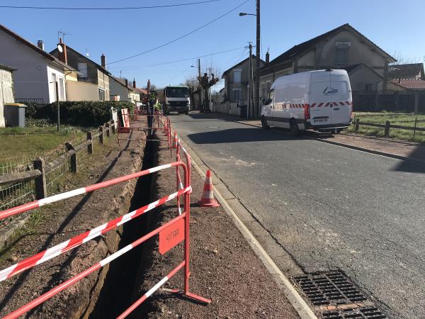 OUVERTURE DE TRANCHEE POUR TRAVAUX RESEAUX SECS